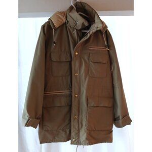 Canadian Trail By Squire 2 in 1 Winter Jacket Vintage Wool Blend Nylon Winnipeg